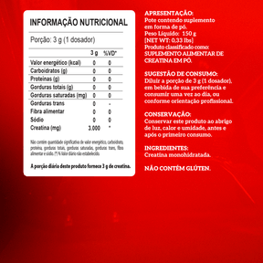 Creatina 100% Pura 150g Hardcore